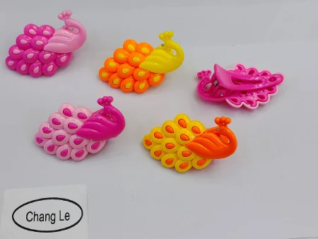 Colorful peacock-shaped hair clips, fashionable hair accessories, hairpin grabbers, versatile and simple hair accessories, girls' hair clip decorations Colorful peacock-shaped hair clips, fashionable hair accessories, hairpin grabbers, versatile and simple hair accessories, girls' hair clip decorations
